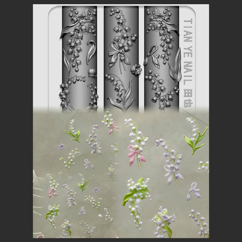 Z. Flowers Series 3D Curved Na - огляд і ціна Resin Art Zone