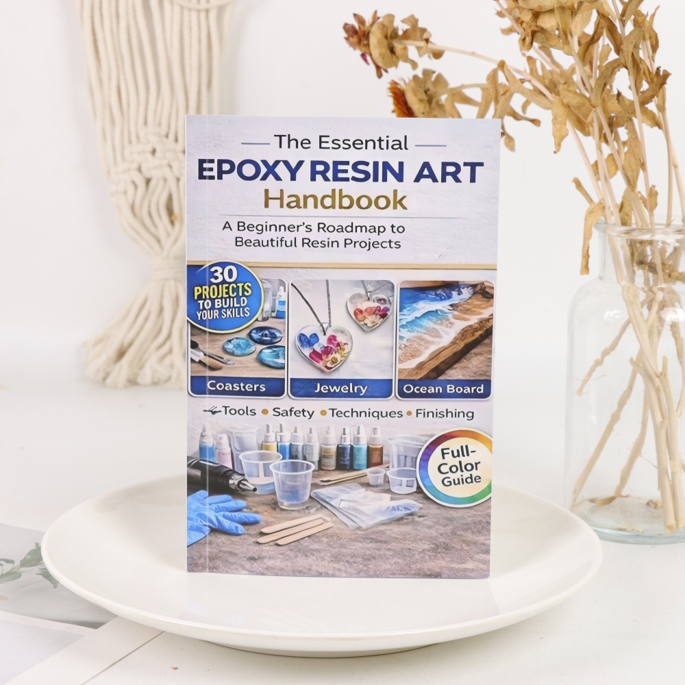 Epoxy Resin Art Handbook, 30 D - огляд і ціна Resin Art Guide Free