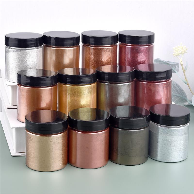 50g Shimmer Metallic Gold Silv - огляд і ціна Resin Art Letters