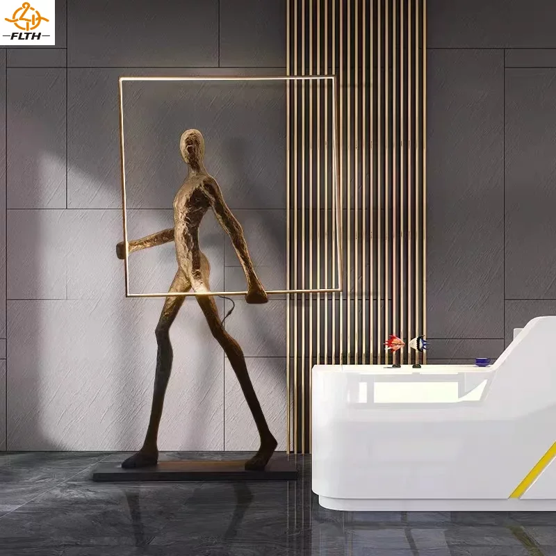 Humanoid Art Sculpture Floor L - огляд і ціна Resin Art Floor Design
