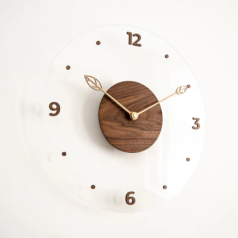 40cm Solid Wood Wall Clock Sim - огляд і ціна Resin Art Wall Clock