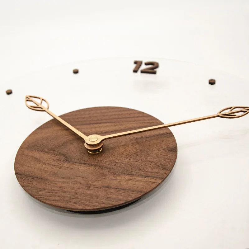 40cm Solid Wood Wall Clock Sim - огляд і ціна Resin Art Wall Clock
