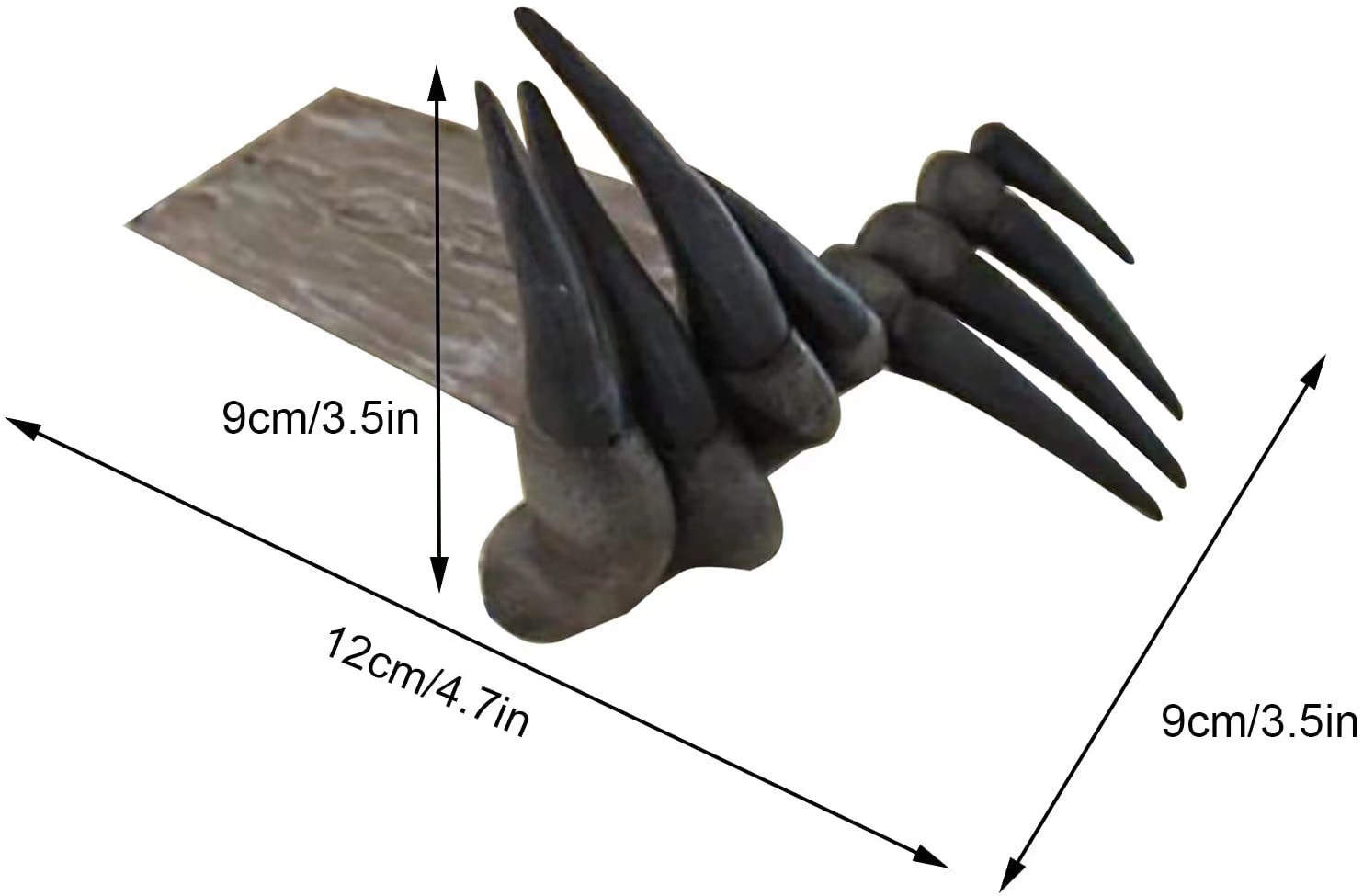 Gothic Devil Claw Bookmark Res - огляд і ціна Resin Art Book