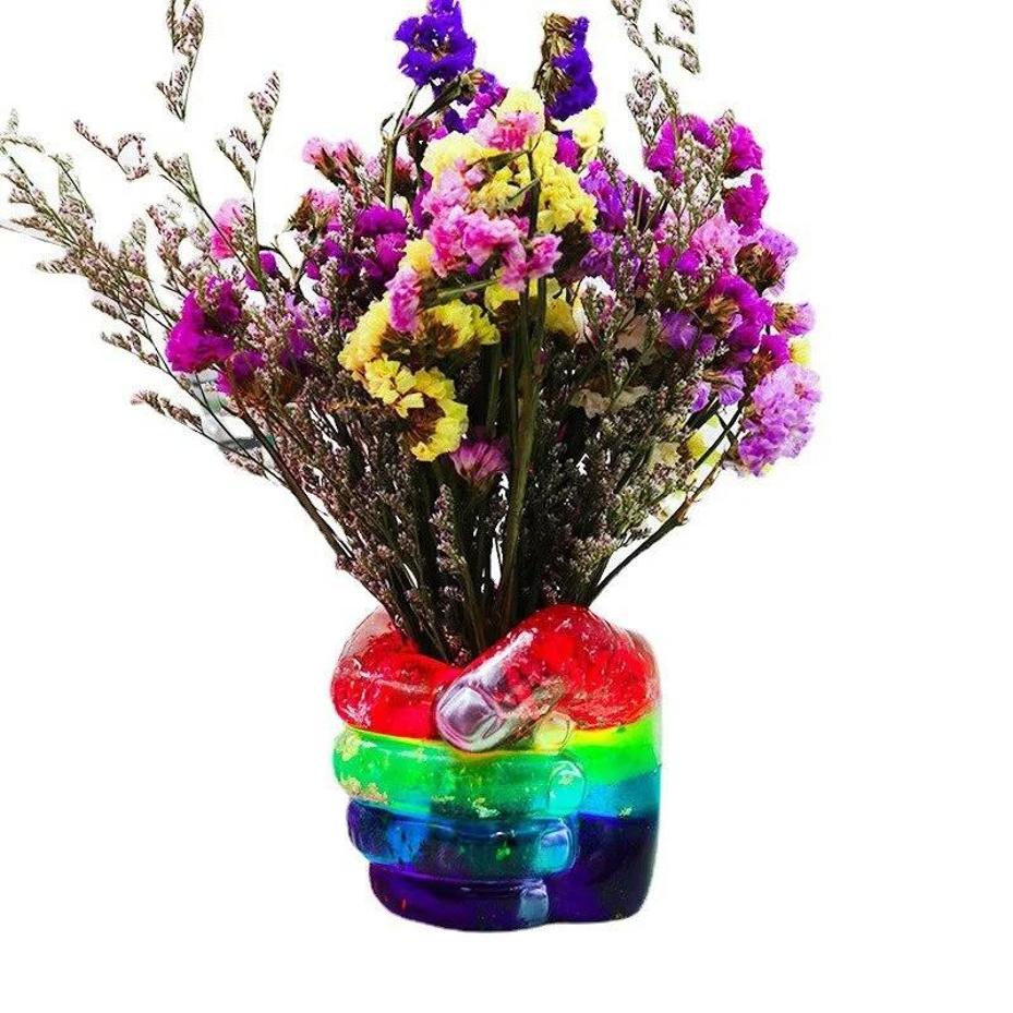 Plump Body Butt Art Flower Pot - огляд і ціна Resin Art Of Flowers
