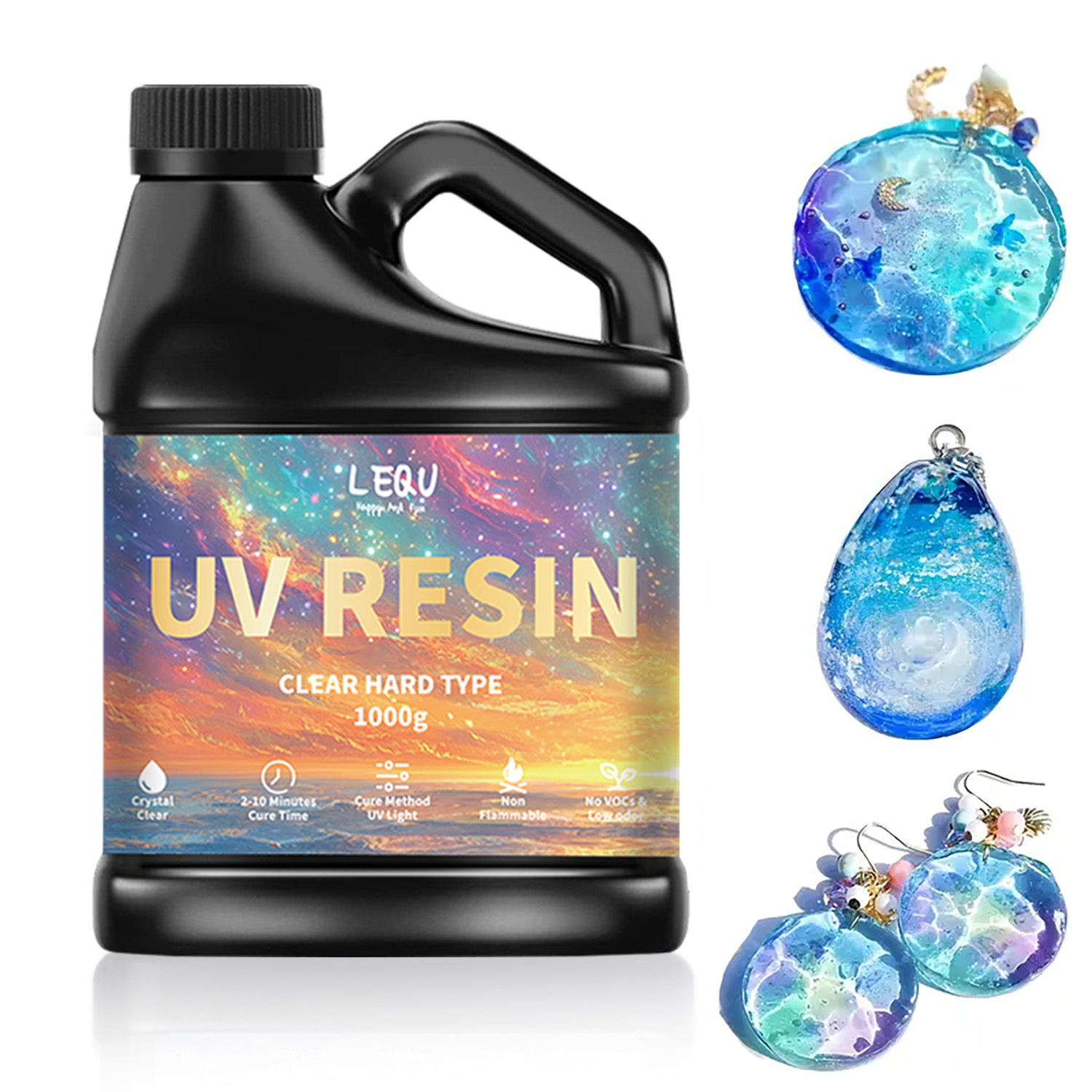 100/200/500/1000g UV Epoxy Res - огляд і ціна Resin Art Letters