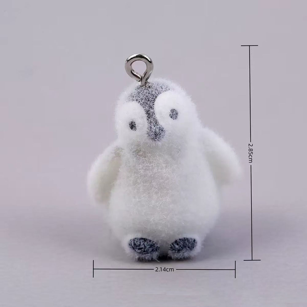 5pcs Flocking Small Penguin Re - огляд і ціна Resin Art Engagement