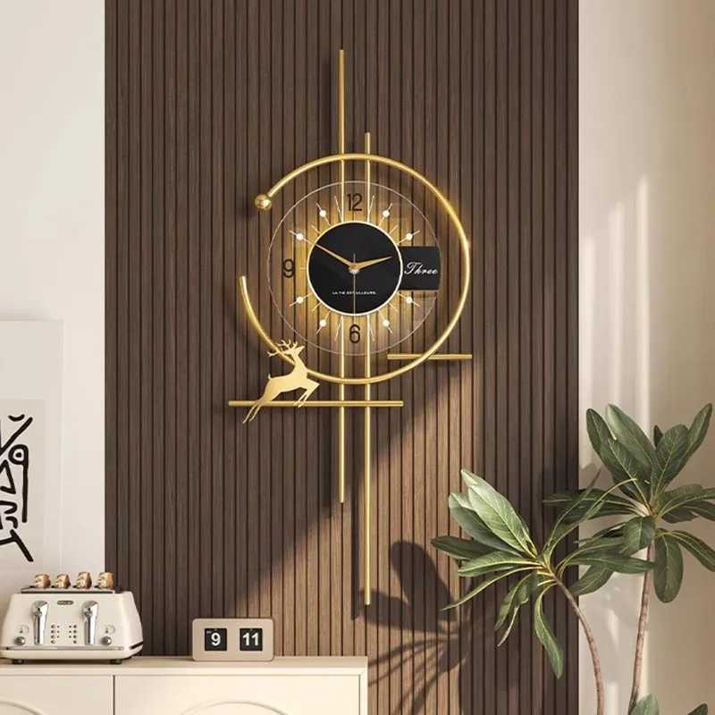 Popular Dining Room Wall Clock - огляд і ціна Resin Art Wall Clock