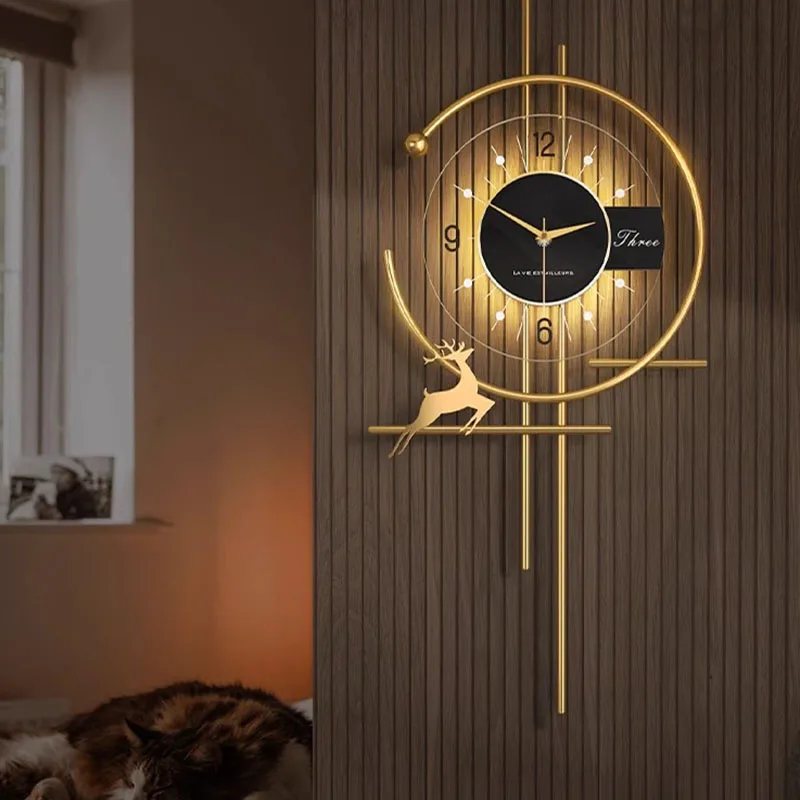 Popular Dining Room Wall Clock - огляд і ціна Resin Art Wall Clock
