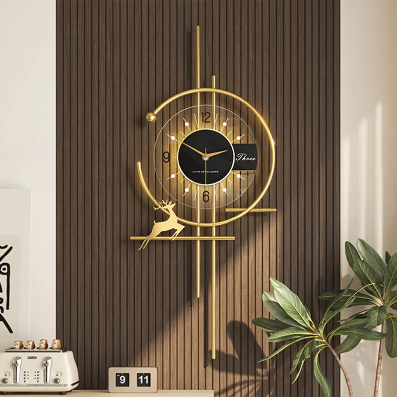 Popular Dining Room Wall Clock - огляд і ціна Resin Art Wall Clock