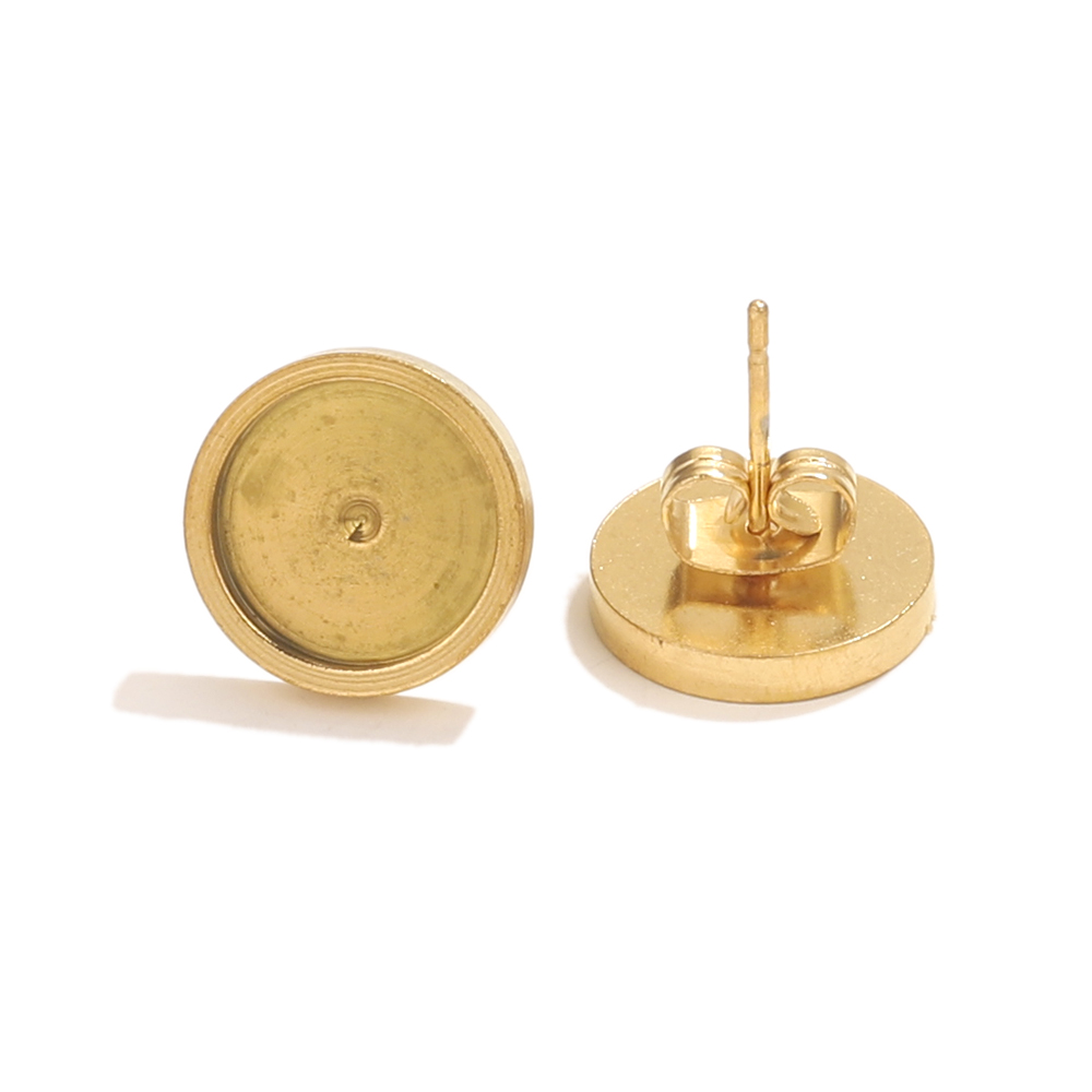 10pcs Stainless Steel Gold Ear - огляд і ціна Resin Art Engagement
