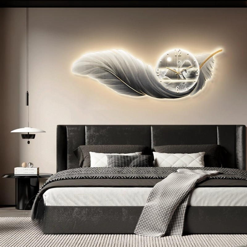 Nordic Luxury Wall Clock LED F - огляд і ціна Resin Art Wall Clock