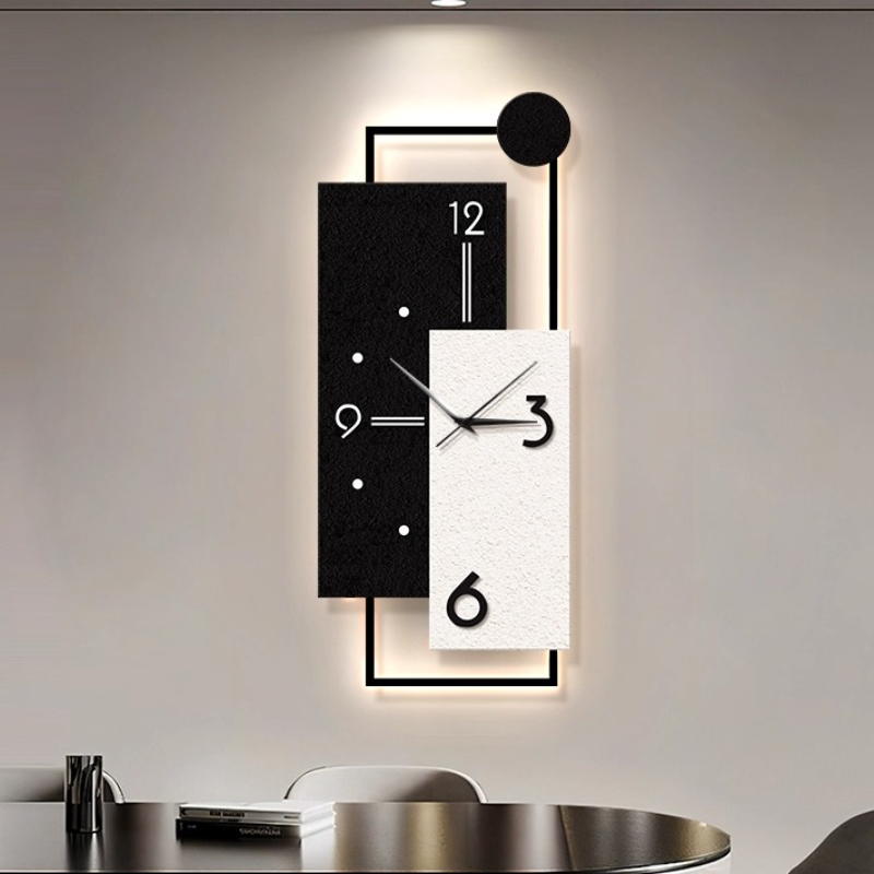 Luxury Living Room Wall Clock  - огляд і ціна Resin Art Wall Clock