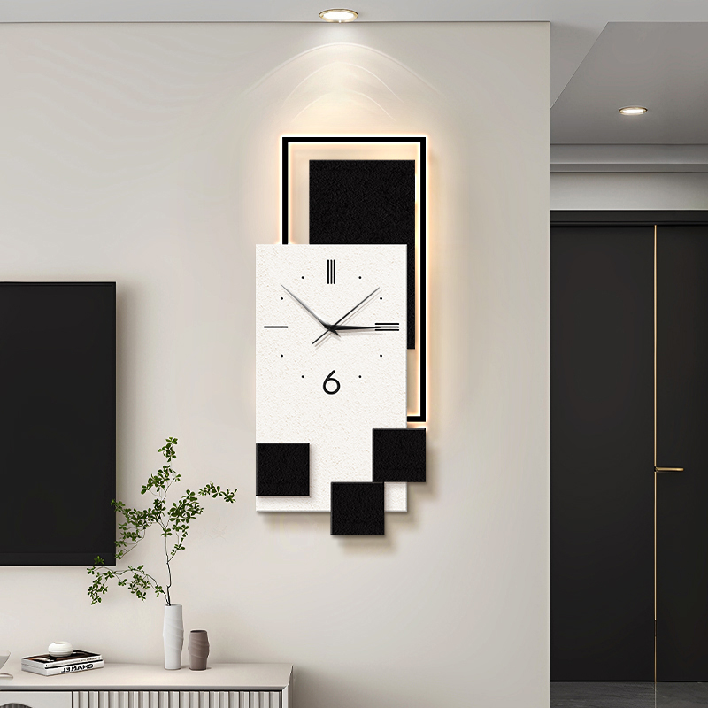 Luxury Living Room Wall Clock  - огляд і ціна Resin Art Wall Clock